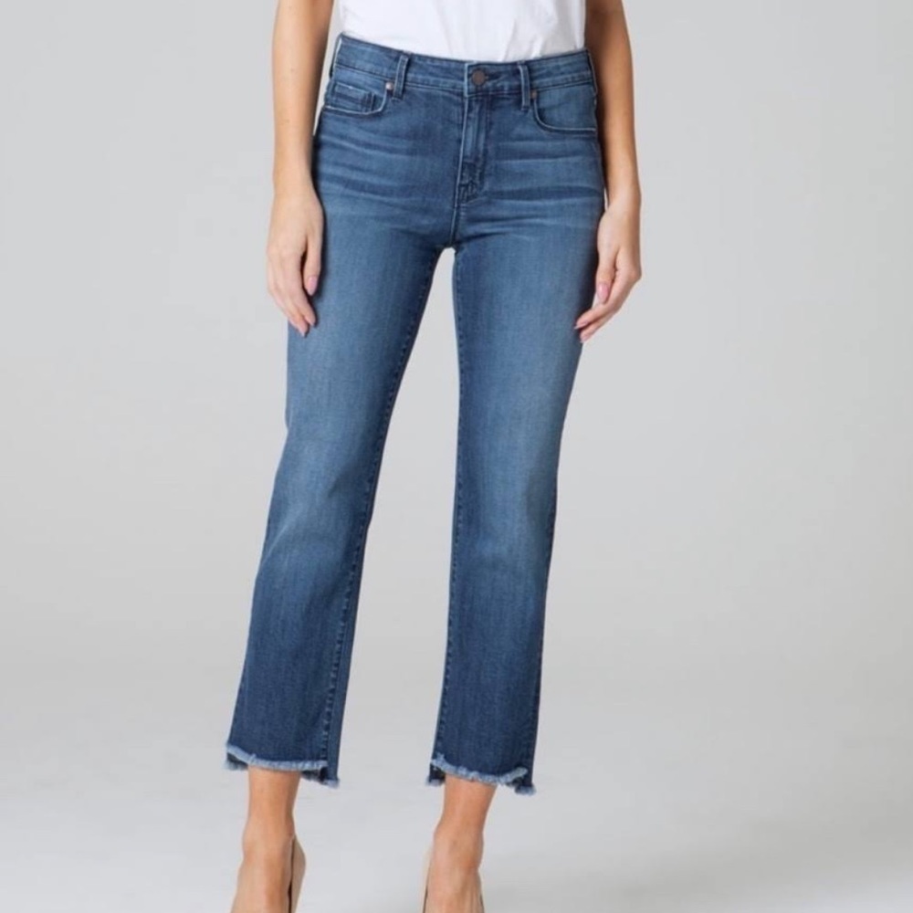 Parker Smith Straight Leg Raw Hem Jeans Size 00/24